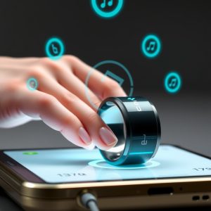 payment ring uses NFC technology - 1058910681